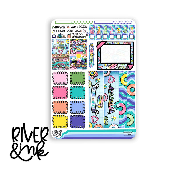 WCP Dive Into Planning | Hobonichi Weeks Sticker Kit Planner Stickers
