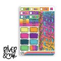Endless Summer | Hobonichi Cousin Planner Stickers Kit