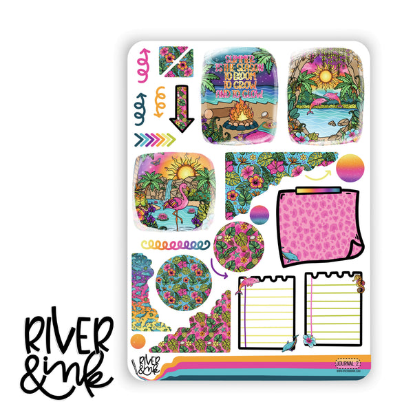 Endless Summer | Journaling Stickers Kit