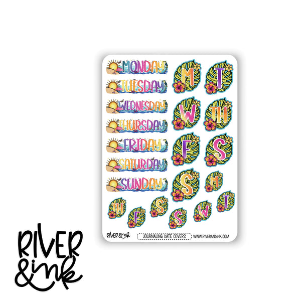 Endless Summer | Journaling Stickers Kit