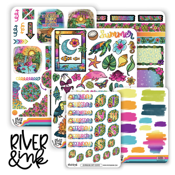 Endless Summer | Journaling Stickers Kit