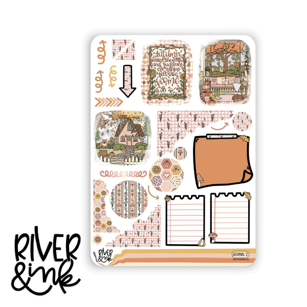 Fall Cottage | Journaling Stickers Kit