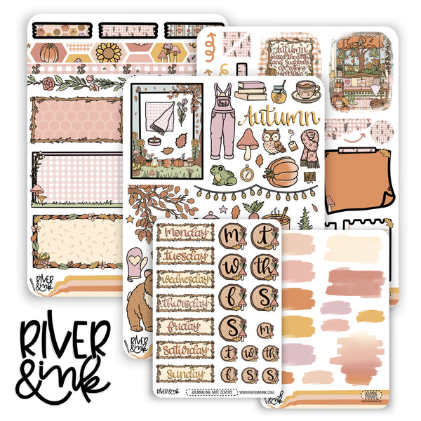 Fall Cottage | Journaling Stickers Kit