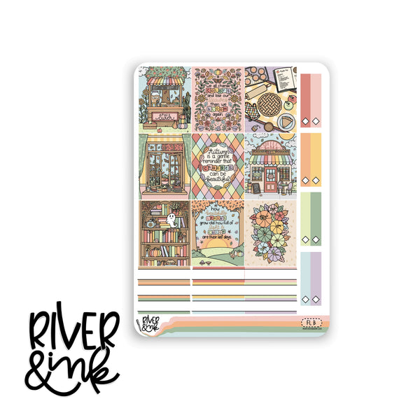 Falling Leaves | Hobonichi Cousin Planner Stickers Kit