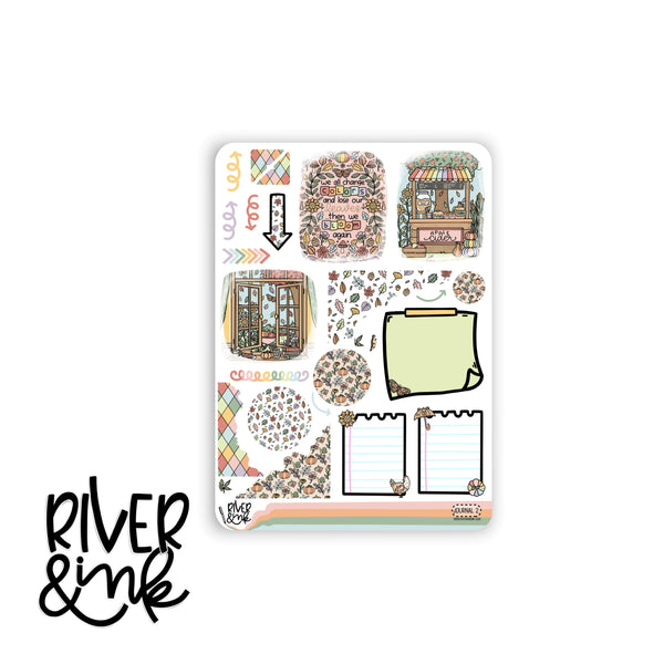 Falling Leaves | Journaling Stickers Kit