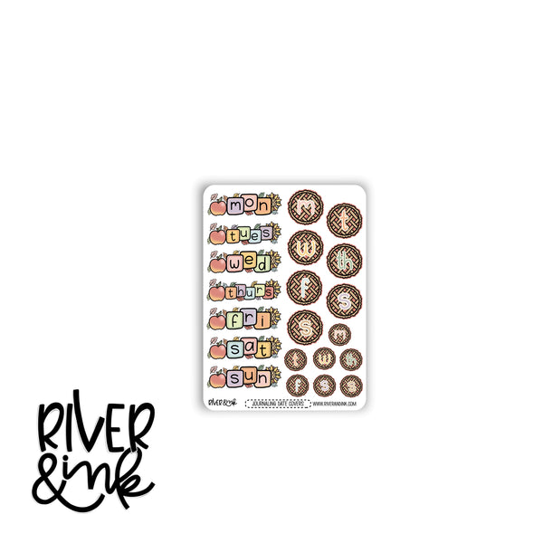 Falling Leaves | Journaling Stickers Kit