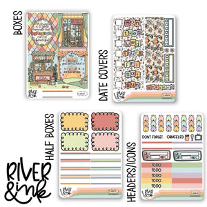 Falling Leaves | Mini Weekly Planner Stickers Kit