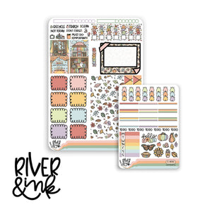 Falling Leaves | Hobonichi Weeks Sticker Kit Planner Stickers