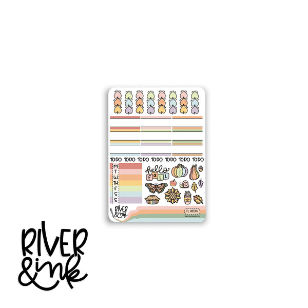 Falling Leaves | Hobonichi Weeks Sticker Kit Planner Stickers