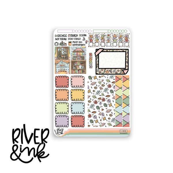 Falling Leaves | Hobonichi Weeks Sticker Kit Planner Stickers