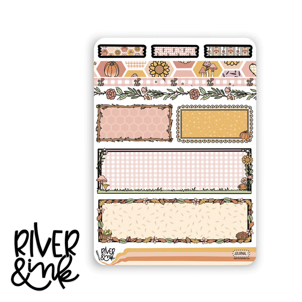 Fall Cottage | Journaling Stickers Kit