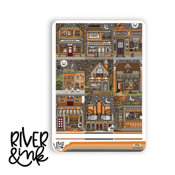 Halloween Town | Vertical Stickers Kit Planner Stickers