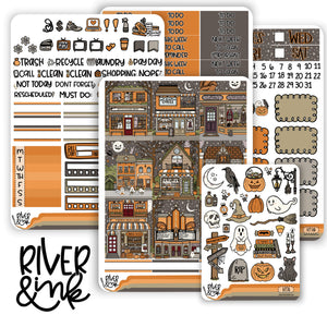 Halloween Town | Vertical Stickers Kit Planner Stickers