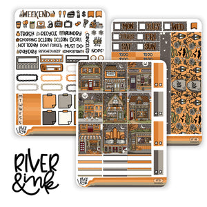 Halloween Town | Hobonichi Cousin Planner Stickers Kit