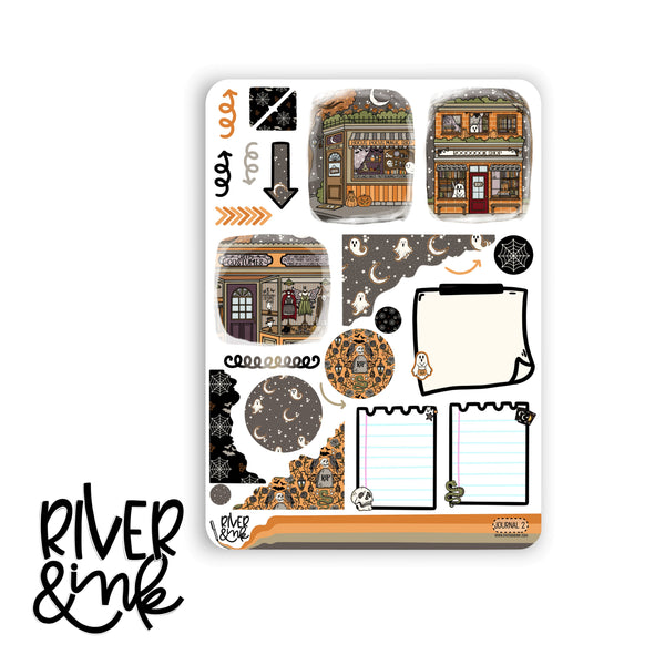 Halloween Town | Journaling Stickers Kit