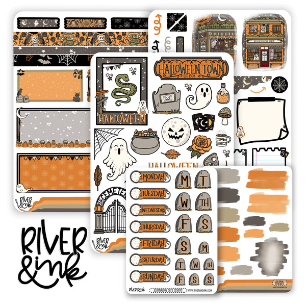 Halloween Town | Journaling Stickers Kit