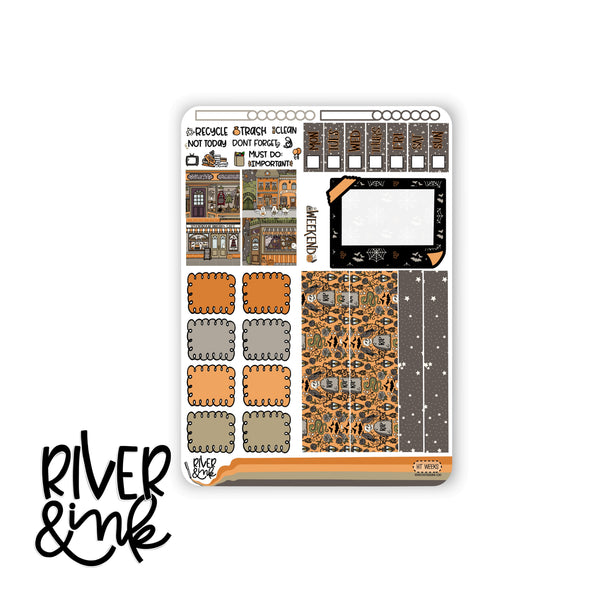 Halloween Town | Hobonichi Weeks Sticker Kit Planner Stickers