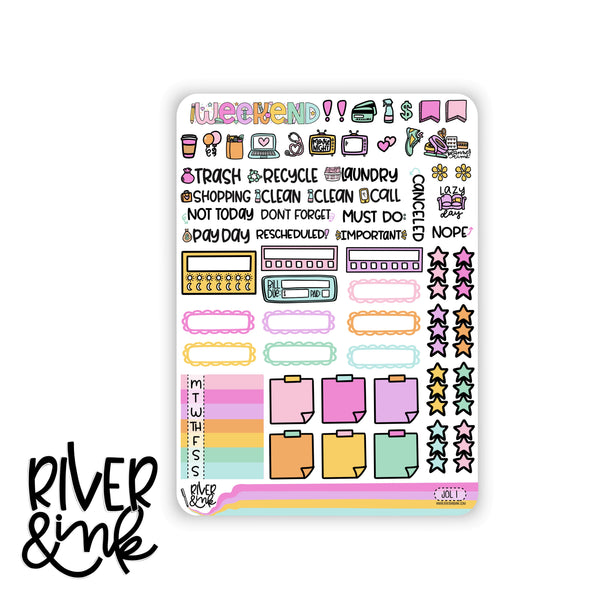Joy of Learning | Hobonichi Cousin Planner Stickers Kit