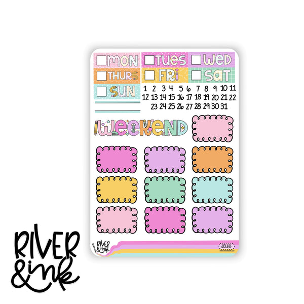 Joy of Learning | Vertical Stickers Kit Planner Stickers
