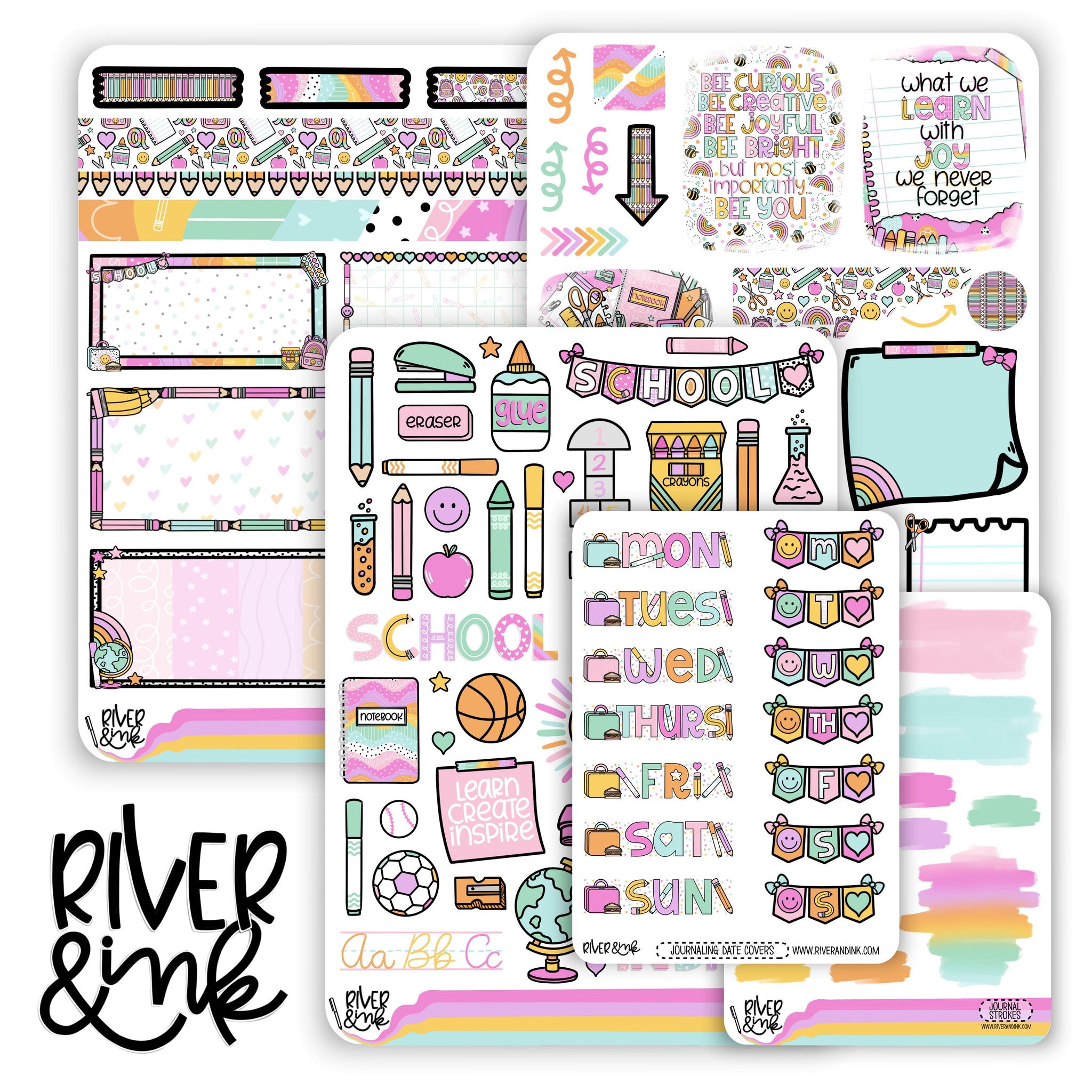 Joy of Learning | Journaling Stickers Kit