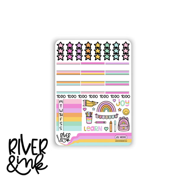 Joy of Learning | Hobonichi Weeks Sticker Kit Planner Stickers