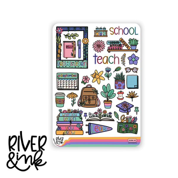 Learn and Grow | Journaling Stickers Kit