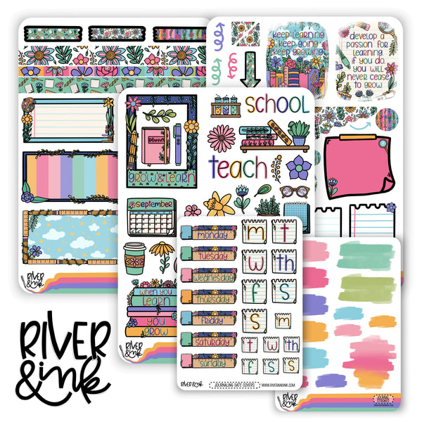 Learn and Grow | Journaling Stickers Kit