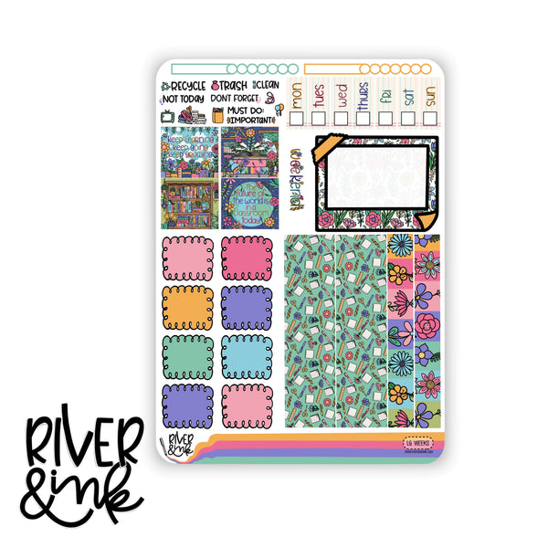 Learn and Grow | Hobonichi Weeks Sticker Kit Planner Stickers