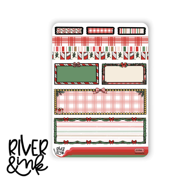Merry Little Christmas | Journaling Stickers Kit