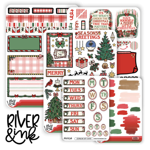 Merry Little Christmas | Journaling Stickers Kit