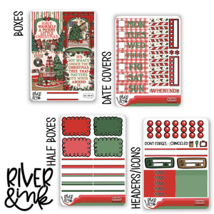 Merry Little Christmas | Mini Weekly Planner Stickers Kit