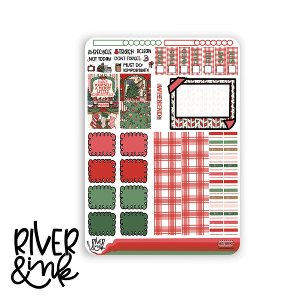 Merry Little Christmas | Hobonichi Weeks Sticker Kit Planner Stickers
