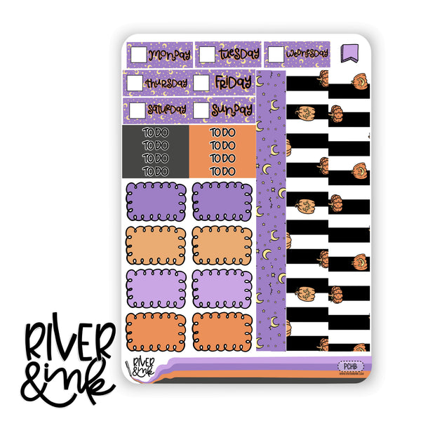 Pretty Creepy | Hobonichi Cousin Planner Stickers Kit