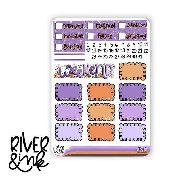 Pretty Creepy | Vertical Stickers Kit Planner Stickers