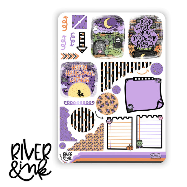 Pretty Creepy | Journaling Stickers Kit