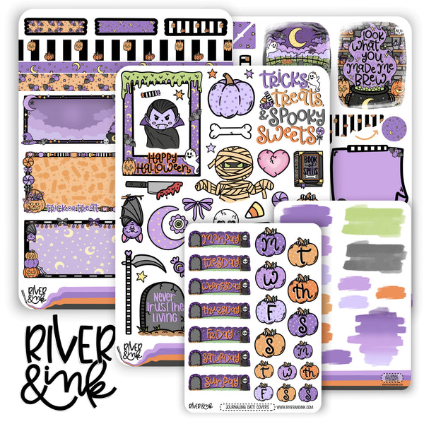 Pretty Creepy | Journaling Stickers Kit