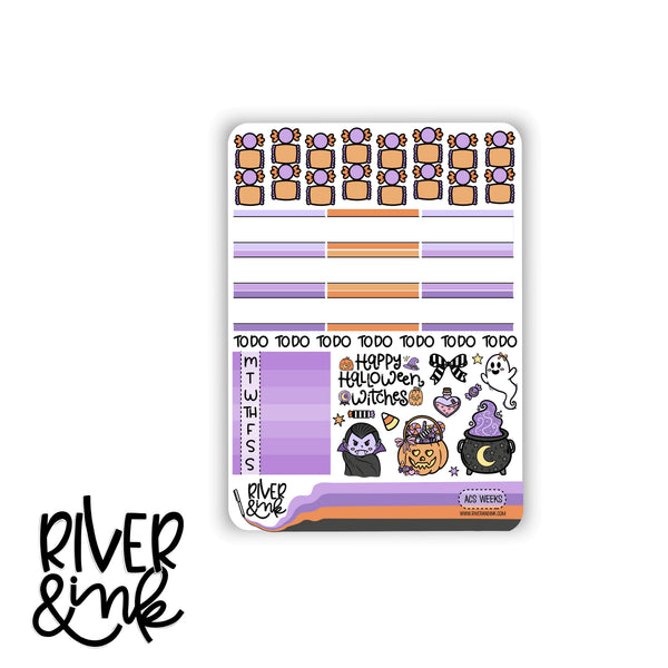 Pretty Creepy | Hobonichi Weeks Sticker Kit Planner Stickers