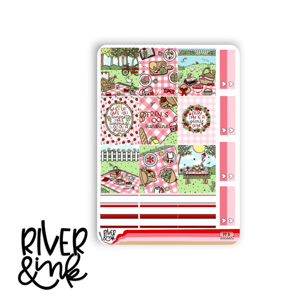 Picnic in the Park | Hobonichi Cousin Planner Stickers Kit