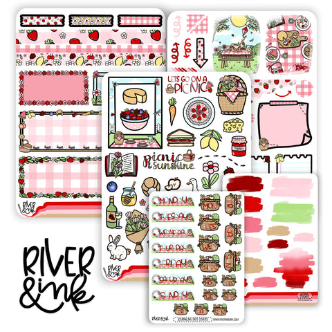 Picnic in the Park | Journaling Stickers Kit