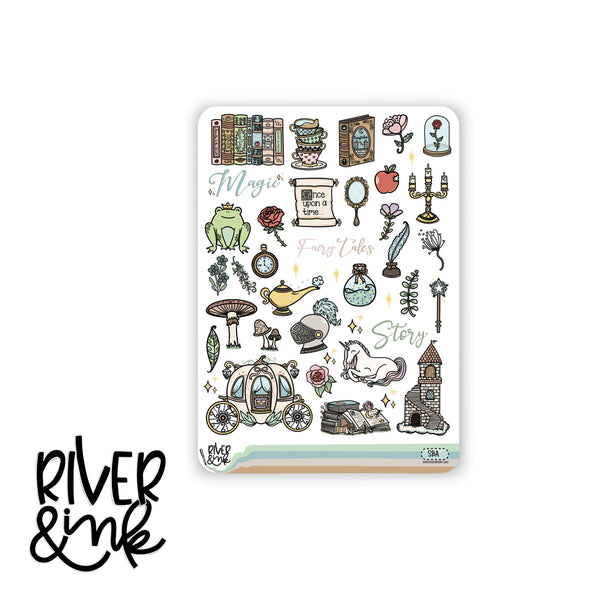 Storybook | Vertical Stickers Kit Planner Stickers