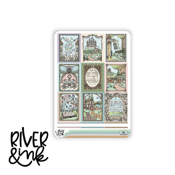 Storybook | Vertical Stickers Kit Planner Stickers