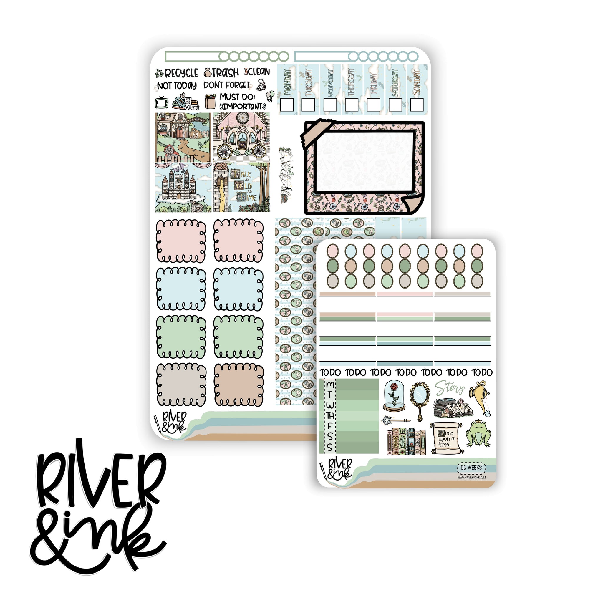 Storybook | Hobonichi Weeks Sticker Kit Planner Stickers