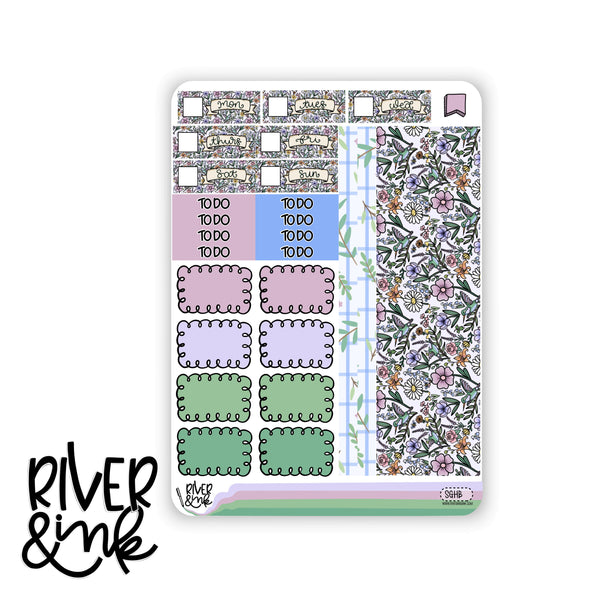 Secret Garden | Hobonichi Cousin Planner Stickers Kit