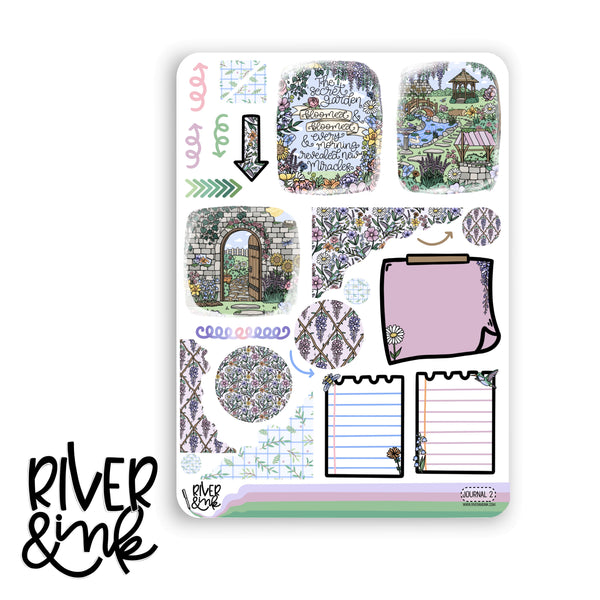 Secret Garden | Journaling Stickers Kit