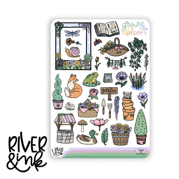 Secret Garden | Journaling Stickers Kit