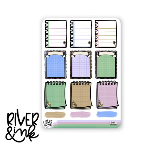 Secret Garden Variety Full Boxes | Hand Drawn Planner Stickers