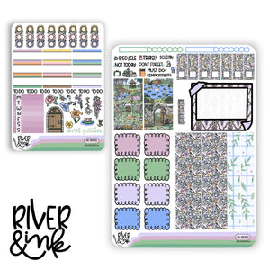 Secret Garden | Hobonichi Weeks Sticker Kit Planner Stickers