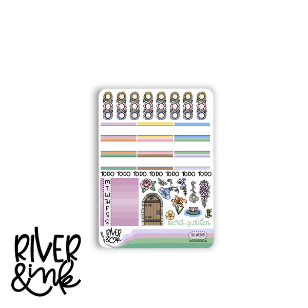 Secret Garden | Hobonichi Weeks Sticker Kit Planner Stickers