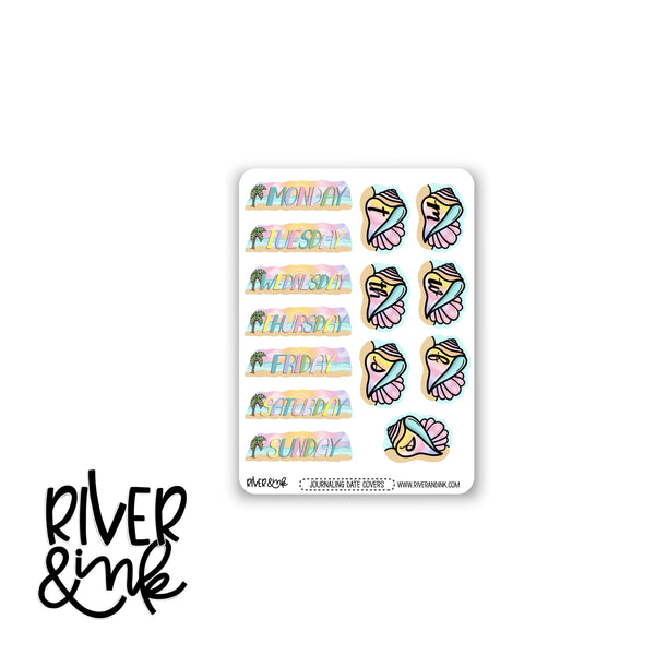 Summer Sunsets | Journaling Stickers Kit