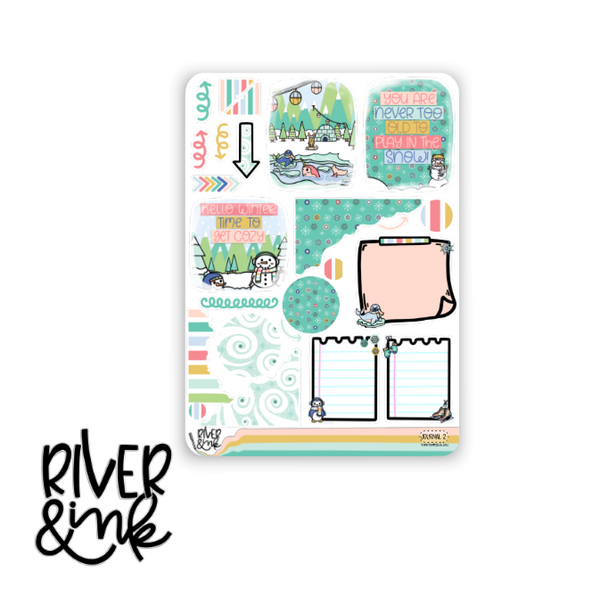 Frost & Flurries| Journaling Stickers Kit